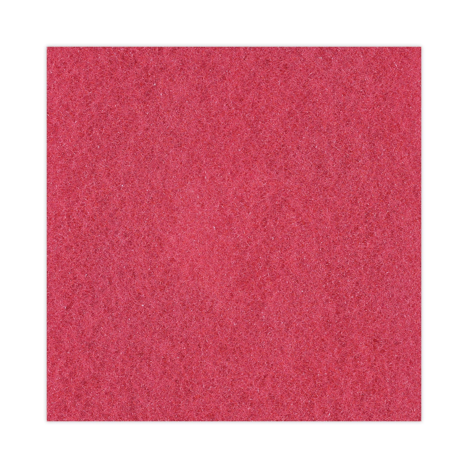 Boardwalk Buffing Floor Pads, 12" Diameter, Red, 5/Carton