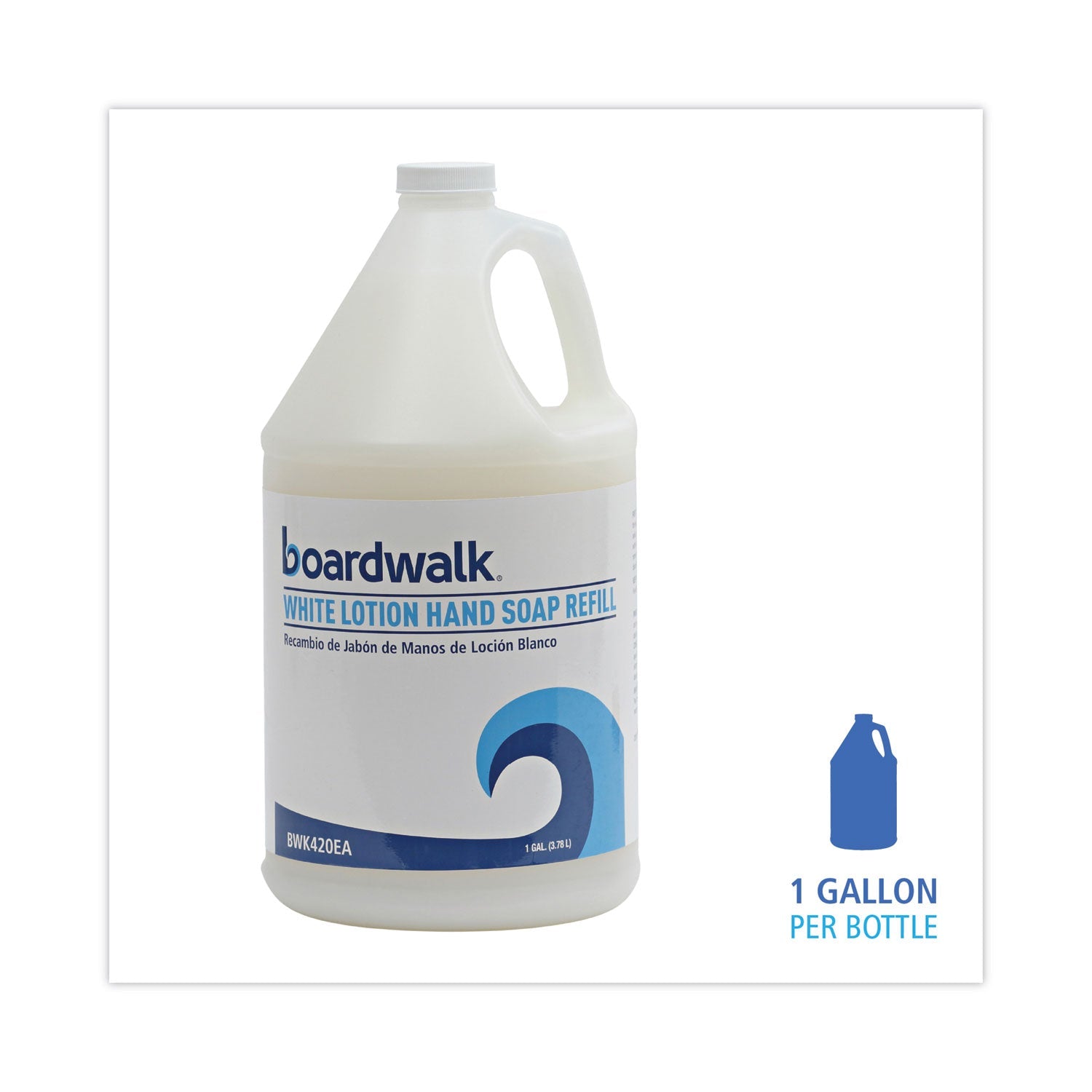 Boardwalk Mild Cleansing Lotion Soap, Cherry Scent, Liquid, 1 gal Bottle, 4/Carton
