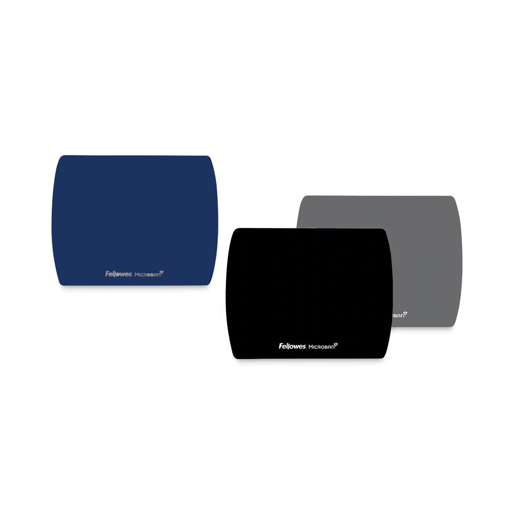 Fellowes Ultra Thin Mouse Pad with Microban Protection, 9 x 7, Black