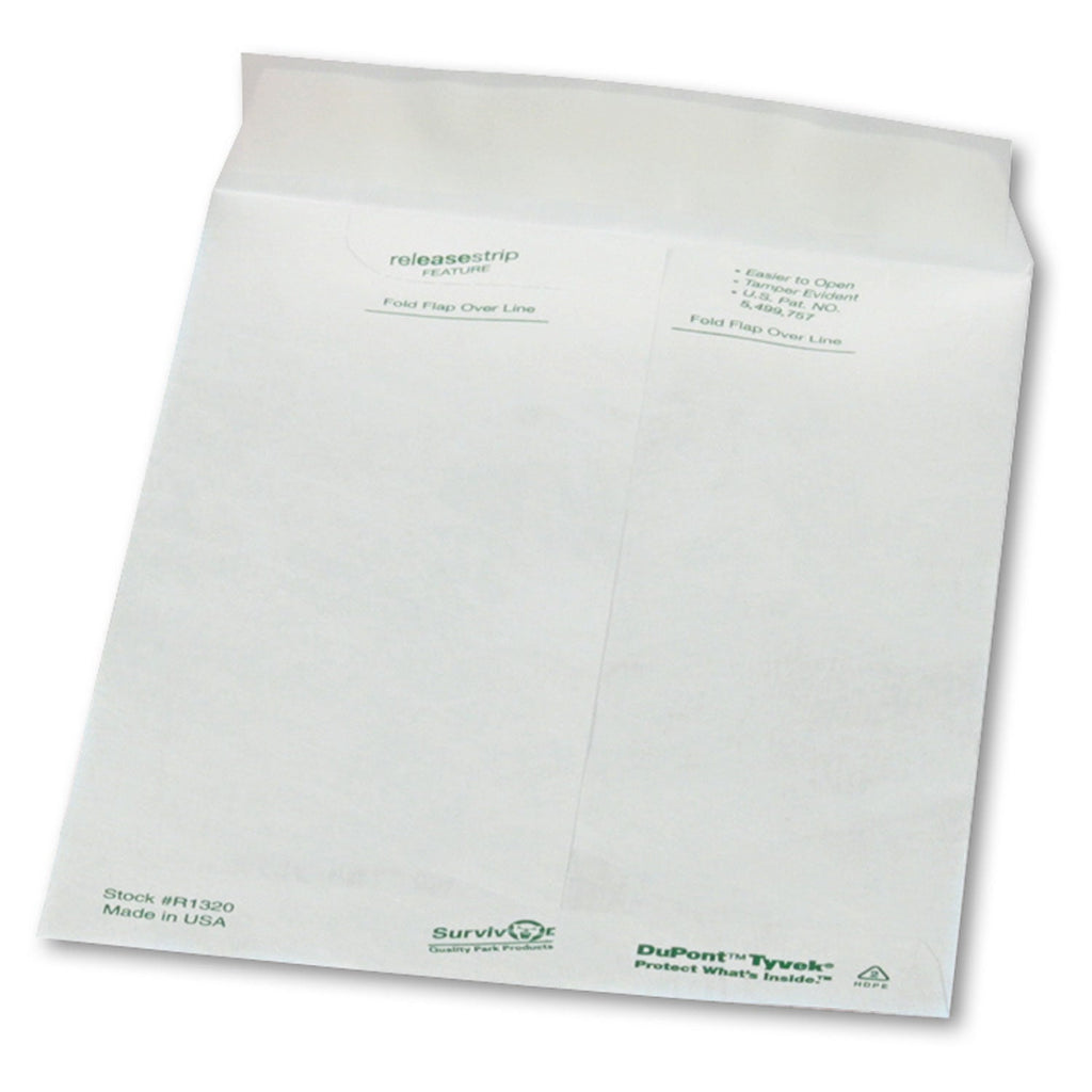 Survivor Lightweight 14 lb Tyvek Catalog Mailers, #6 1/2, Square Flap, Redi-Strip Adhesive Closure, 6 x 9, White, 100/Box