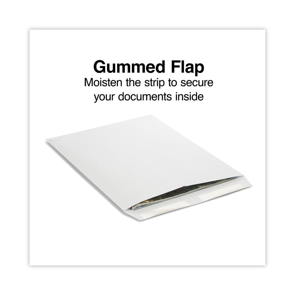 Universal Peel Seal Strip Catalog Envelope, #10 1/2, Square Flap, Self-Adhesive Closure, 9 x 12, White, 100/Box