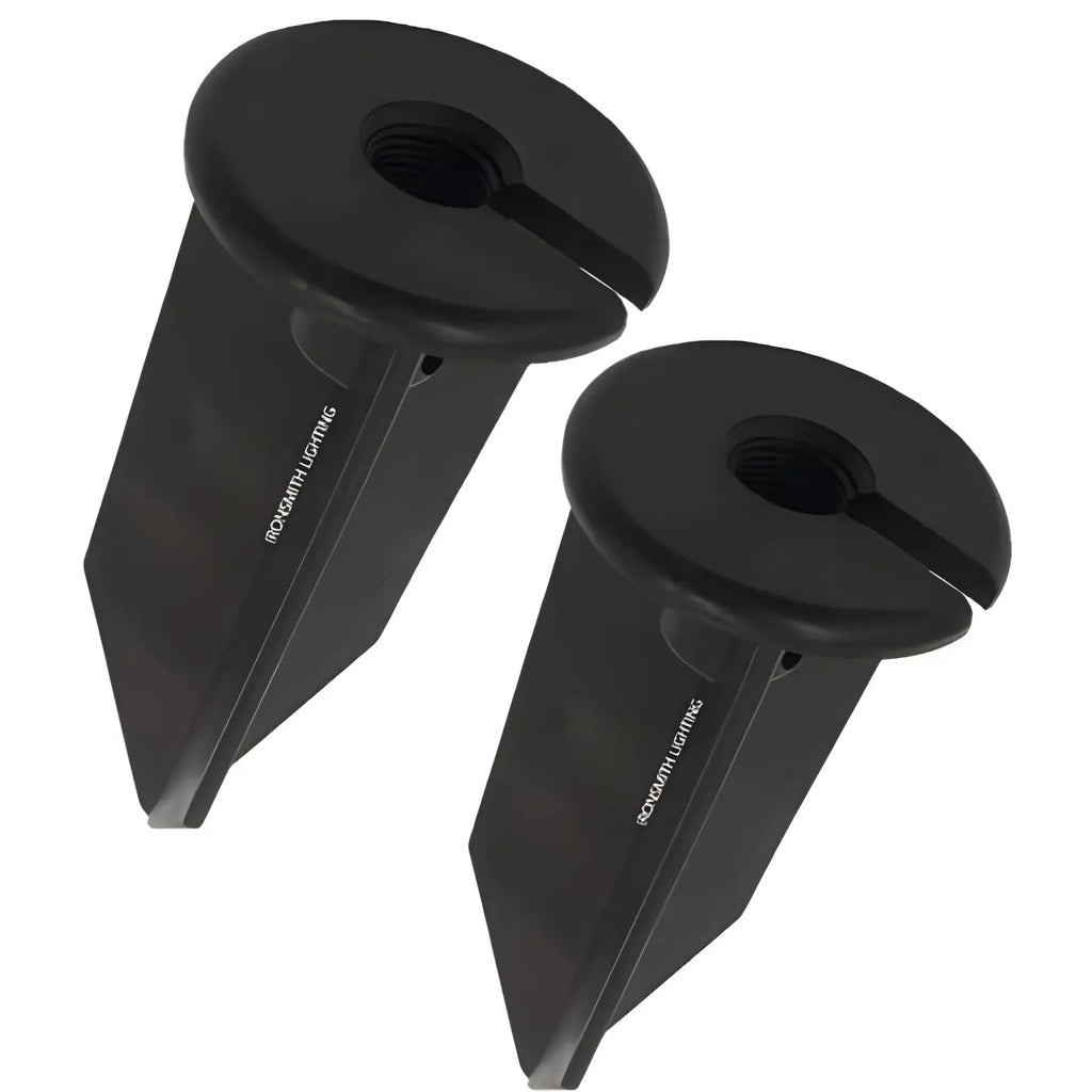 8-Inch Lawn Stakes with Side Wireway | 1/2 NPT Thread (Pack of 2)