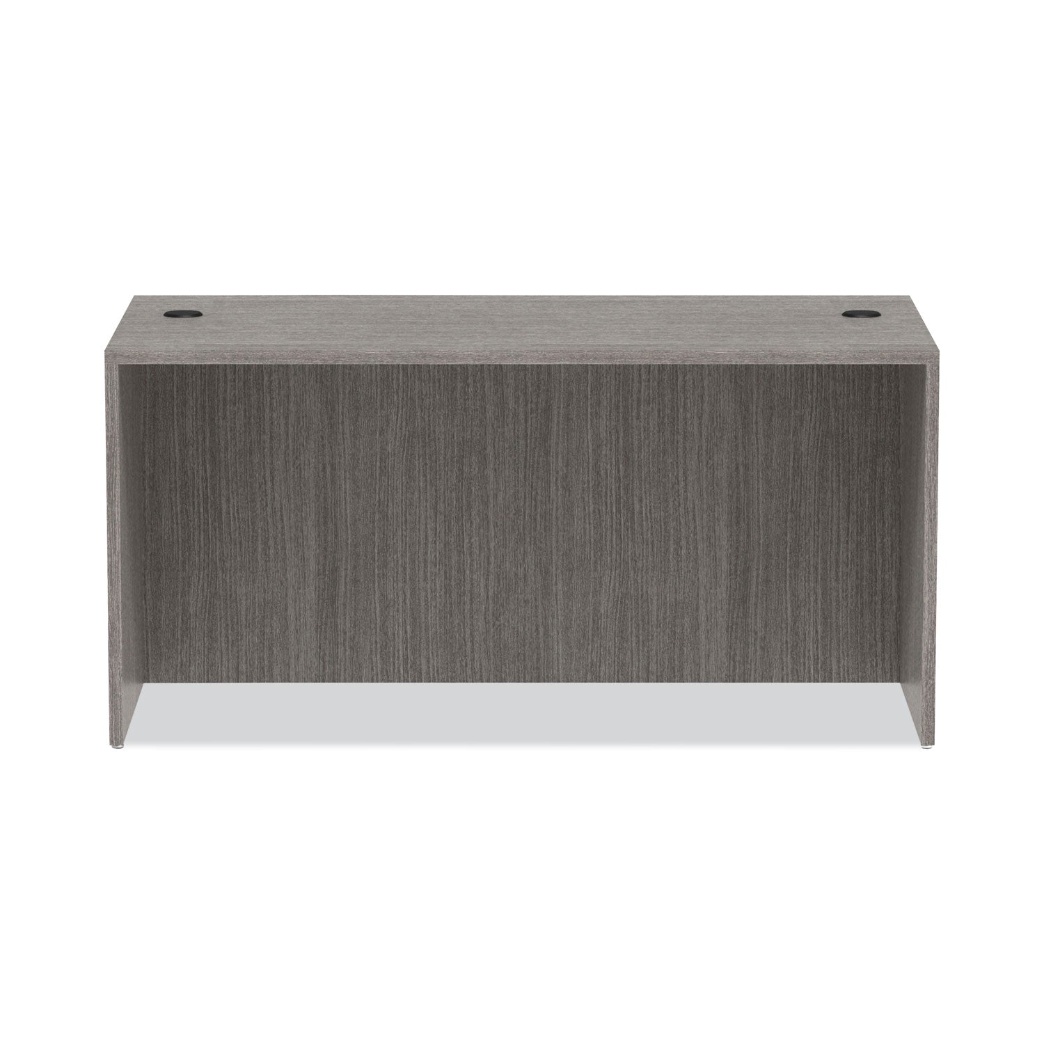Alera Valencia Series Straight Front Desk Shell, 59.13" x 29.5" x 29.63", Gray