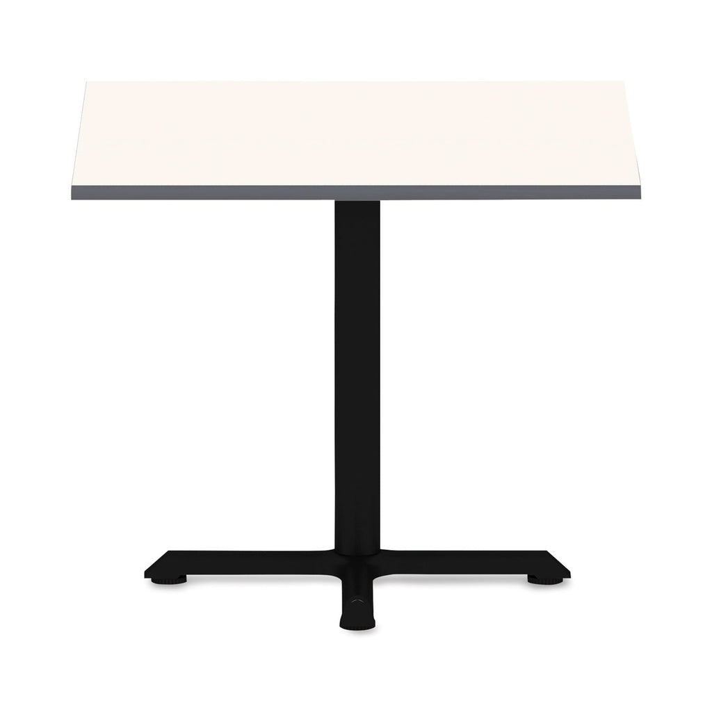 Alera Hospitality Series Single-Column Bases, 27.5" Diameter, 28.5"h, 300 lb Cap, Steel, Black