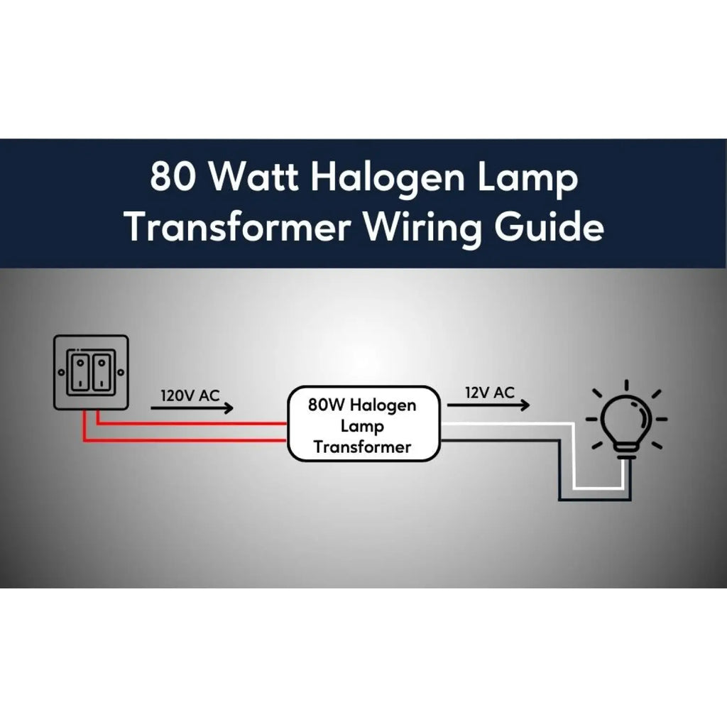 80W Halogen Electronic Transformer