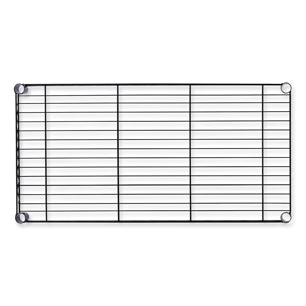Alera Wire Shelving Garment Rack, 30 Garments, 36w x 18d x 75h, Black