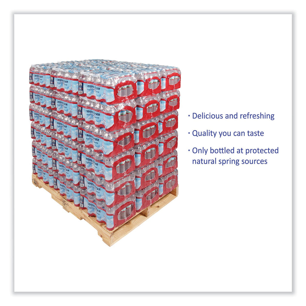 Crystal Geyser Alpine Spring Water, 16.9 oz Bottle, 35/Case, 54 Cases/Pallet