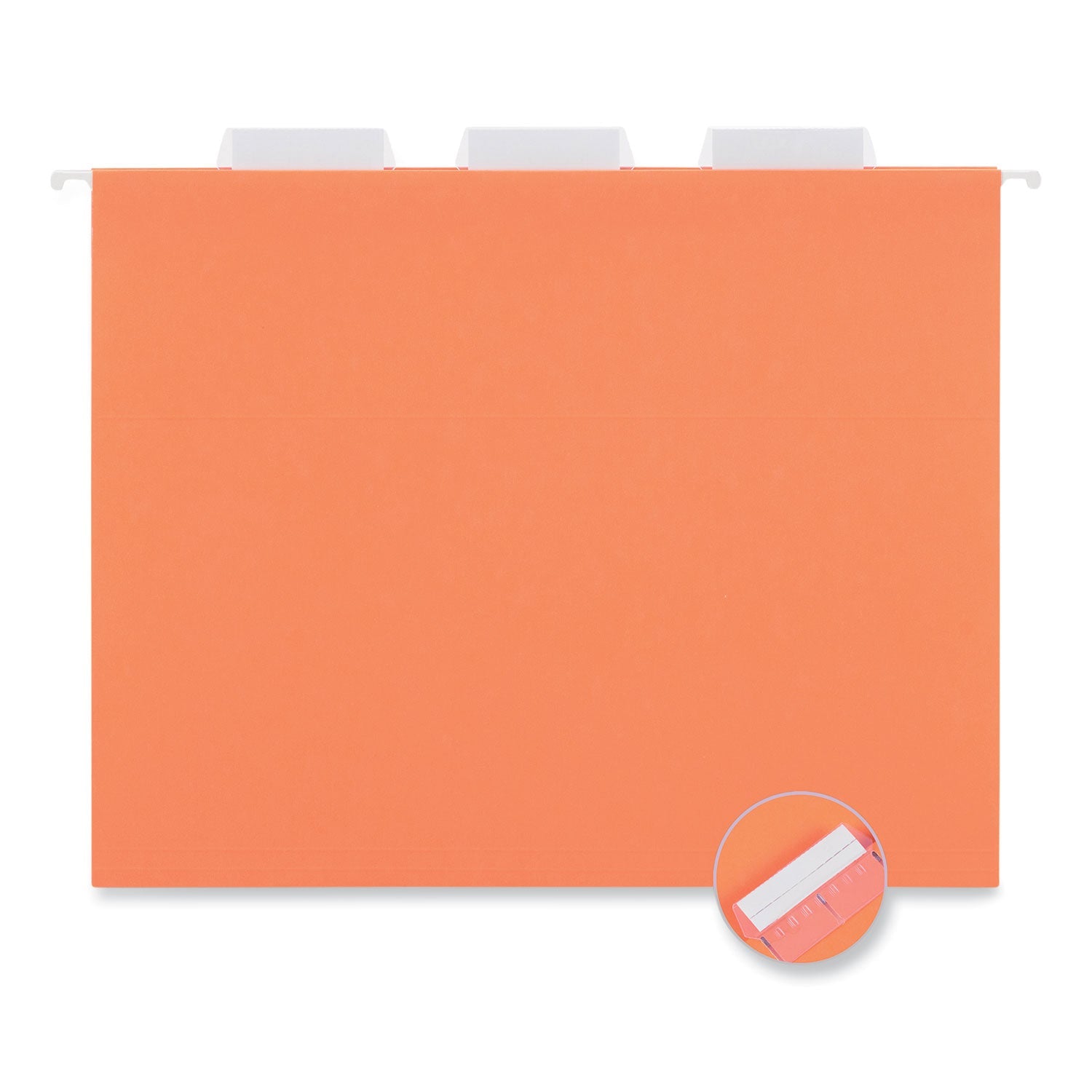 Universal Deluxe Bright Color Hanging File Folders, Letter Size, 1/5-Cut Tabs, Assorted Colors, 25/Box