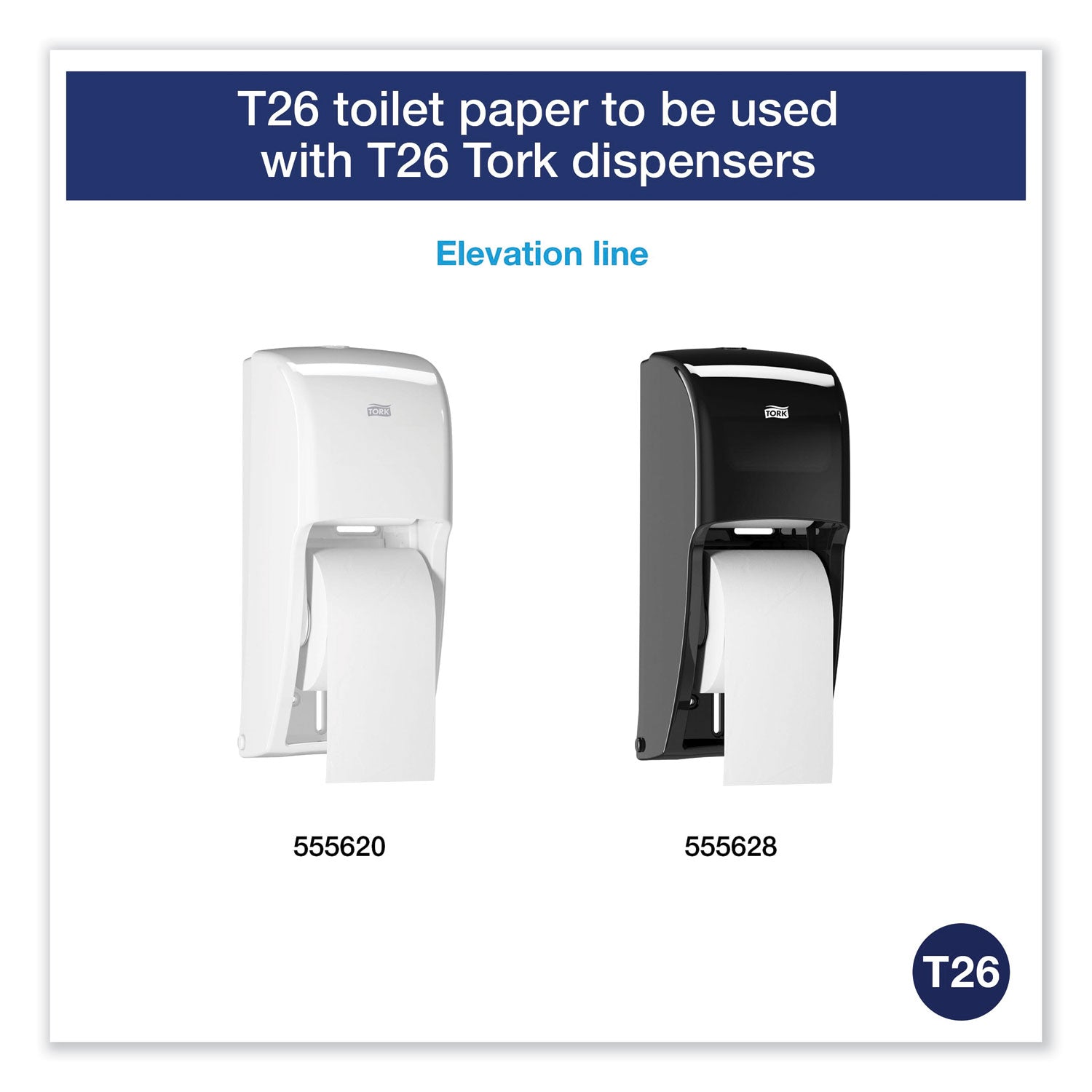 Tork Advanced High Capacity Bath Tissue, Septic Safe, 2-Ply, White, 1,000 Sheets/Roll, 36/Carton