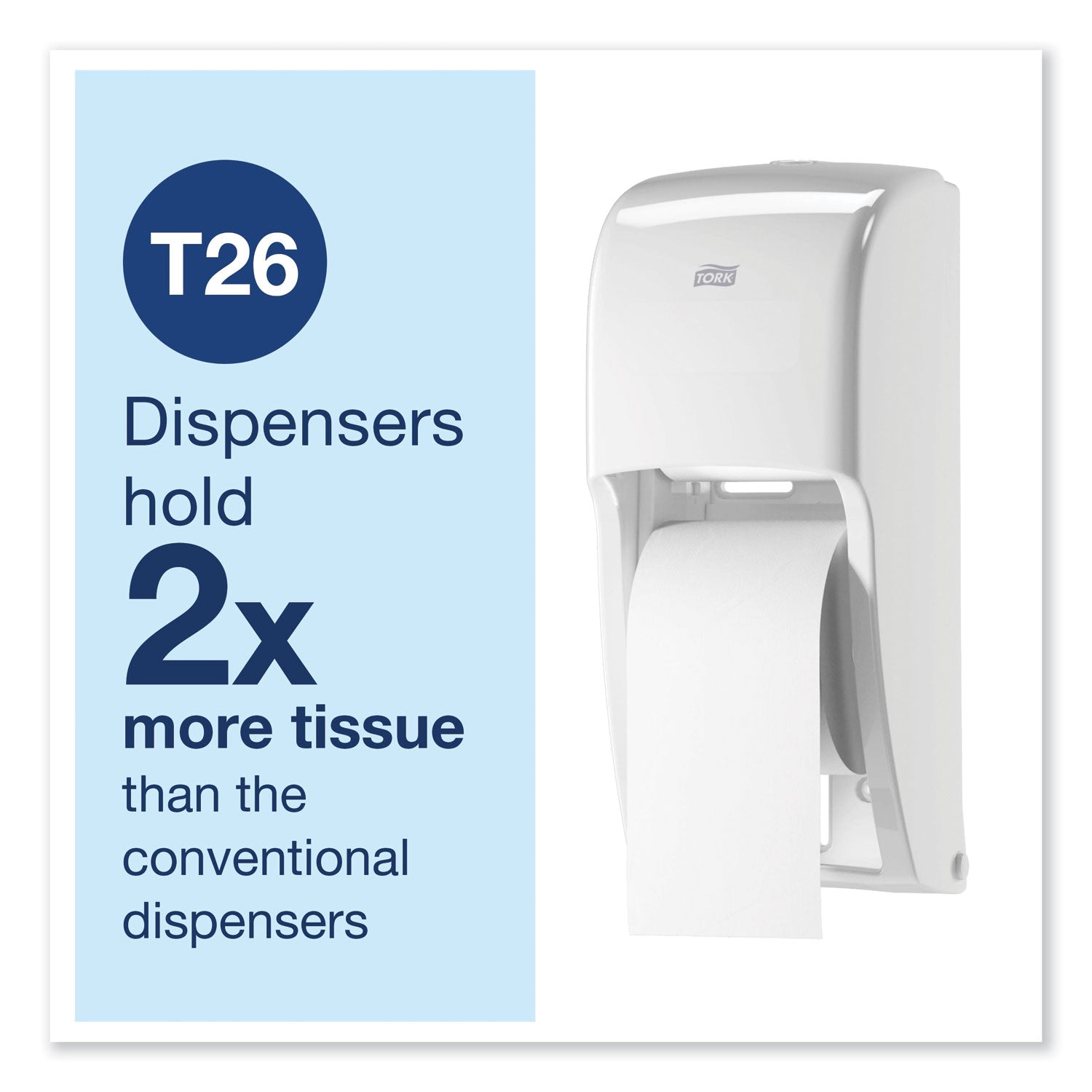 Tork Advanced High Capacity Bath Tissue, Septic Safe, 2-Ply, White, 1,000 Sheets/Roll, 36/Carton
