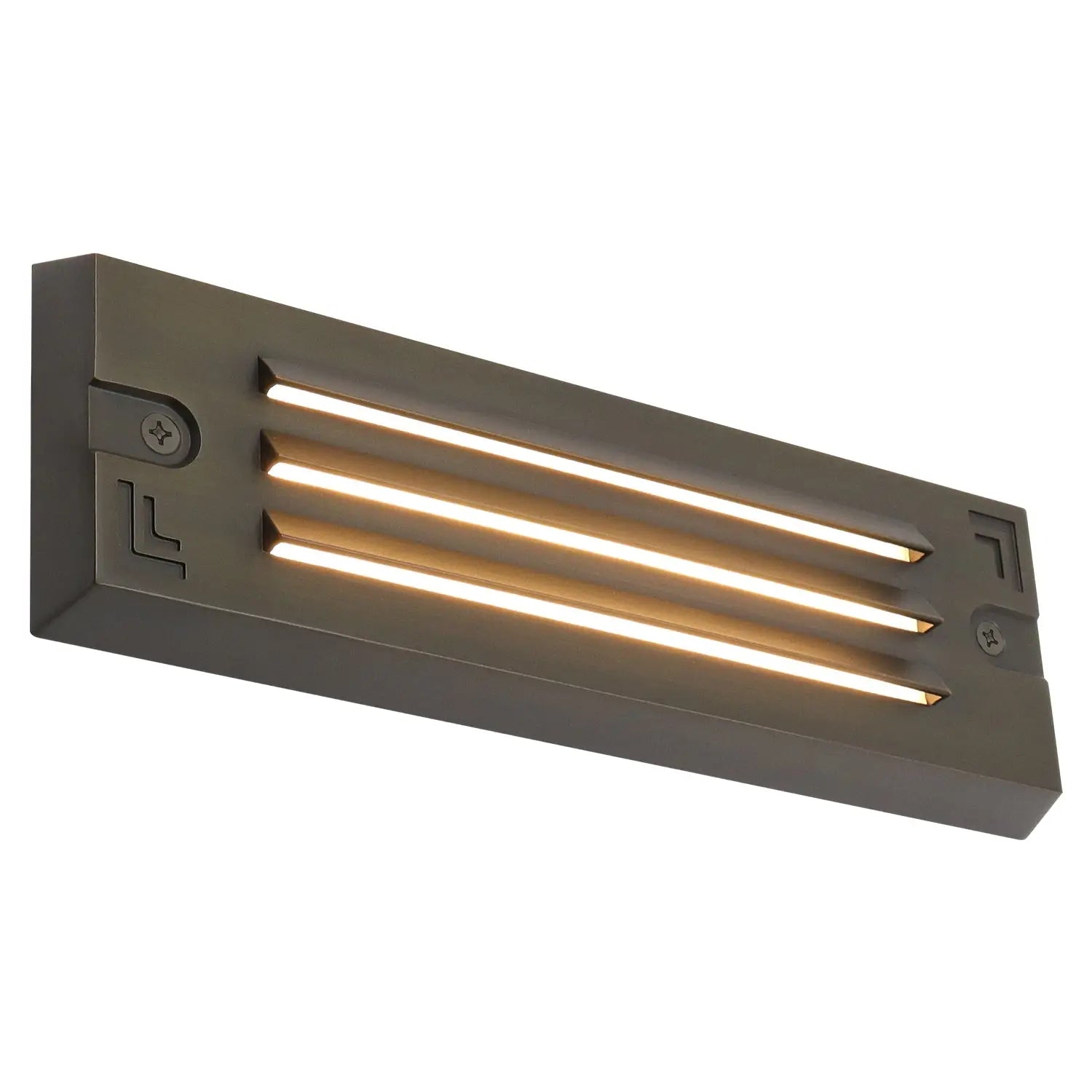 9" Grating Outdoor Step Lights with RGB CCT Tunable, 5W LED, Flush Mount