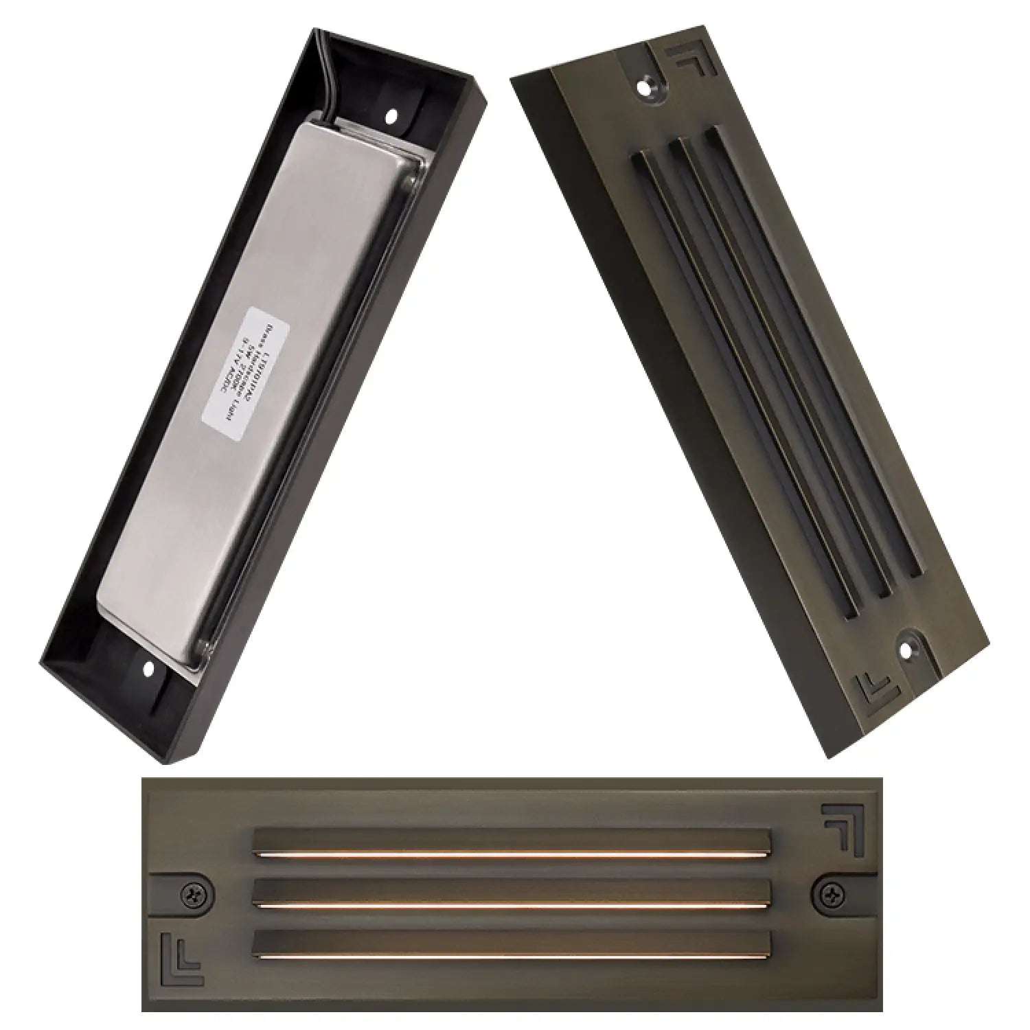9" Grating Outdoor Step Lights with RGB CCT Tunable, 5W LED, Flush Mount