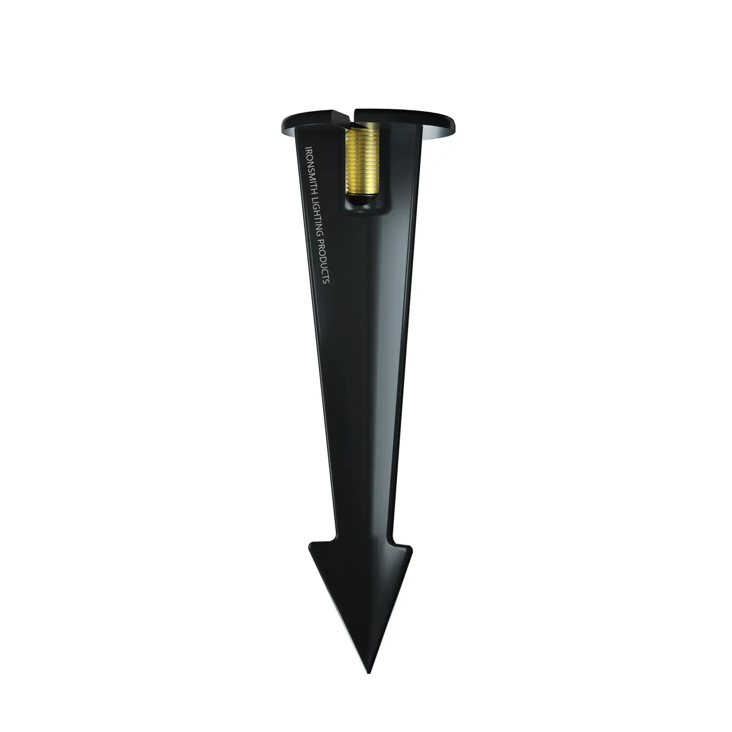 9-Inch In-Ground Stake with Solid Brass 1/2" NPT Thread