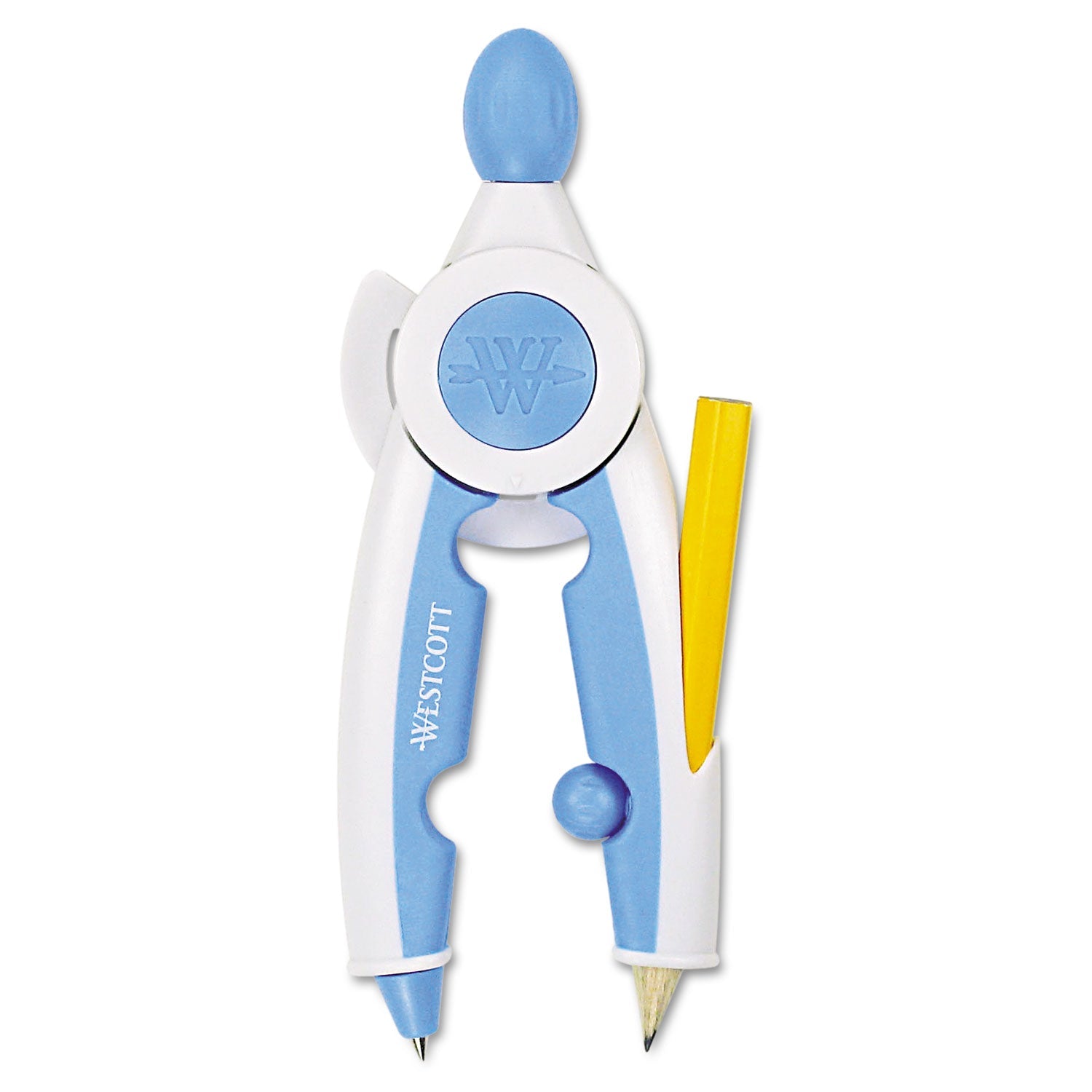 Westcott Soft Touch School Compass with Antimicrobial Product Protection, 10", Assorted Colors