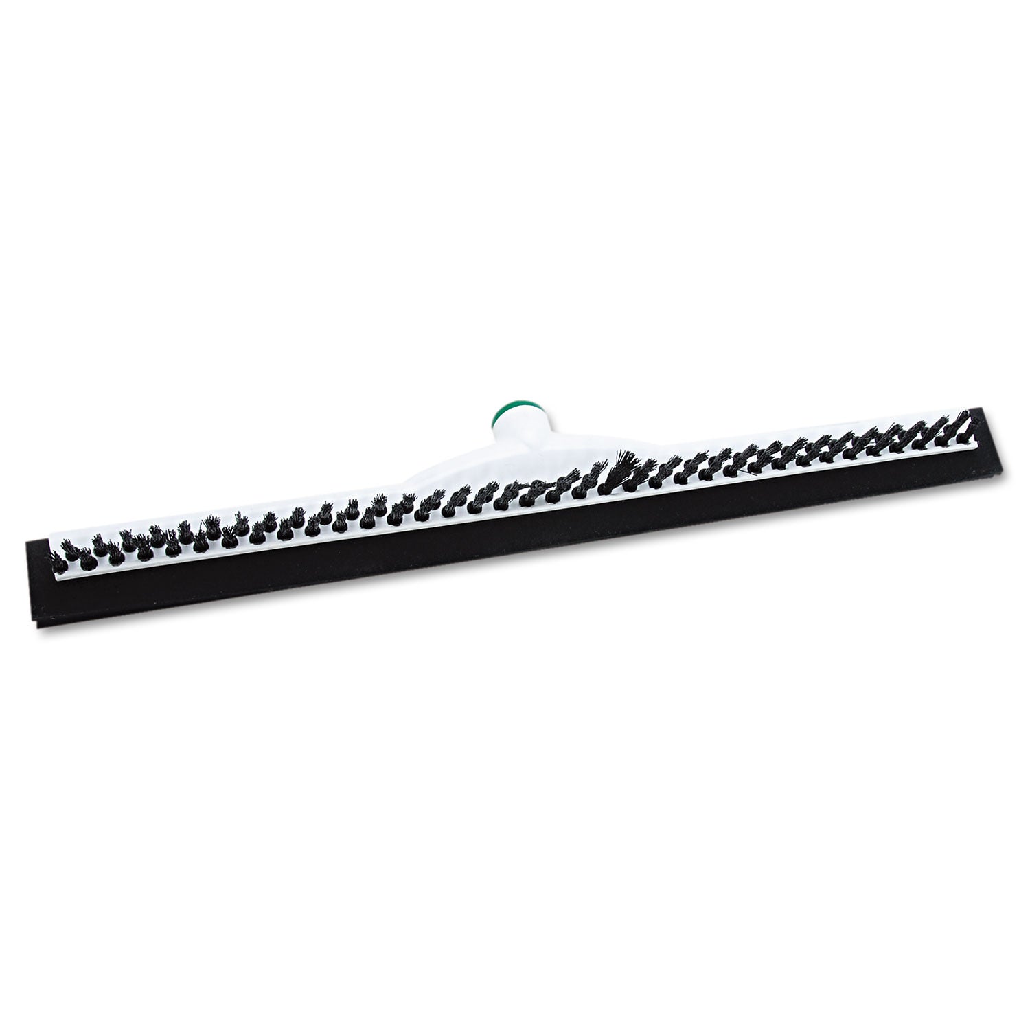 Unger Sanitary Brush with Squeegee, Black Polypropylene Bristles, 22" Brush