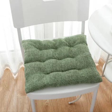 Nordic-Style Thick Linen Seat Cushion