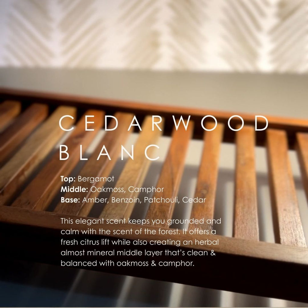 Cedarwood Blanc Reed Diffuser