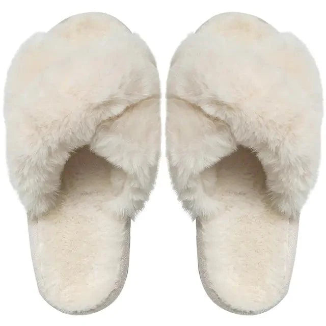 Winter Luxury Fur Slippers