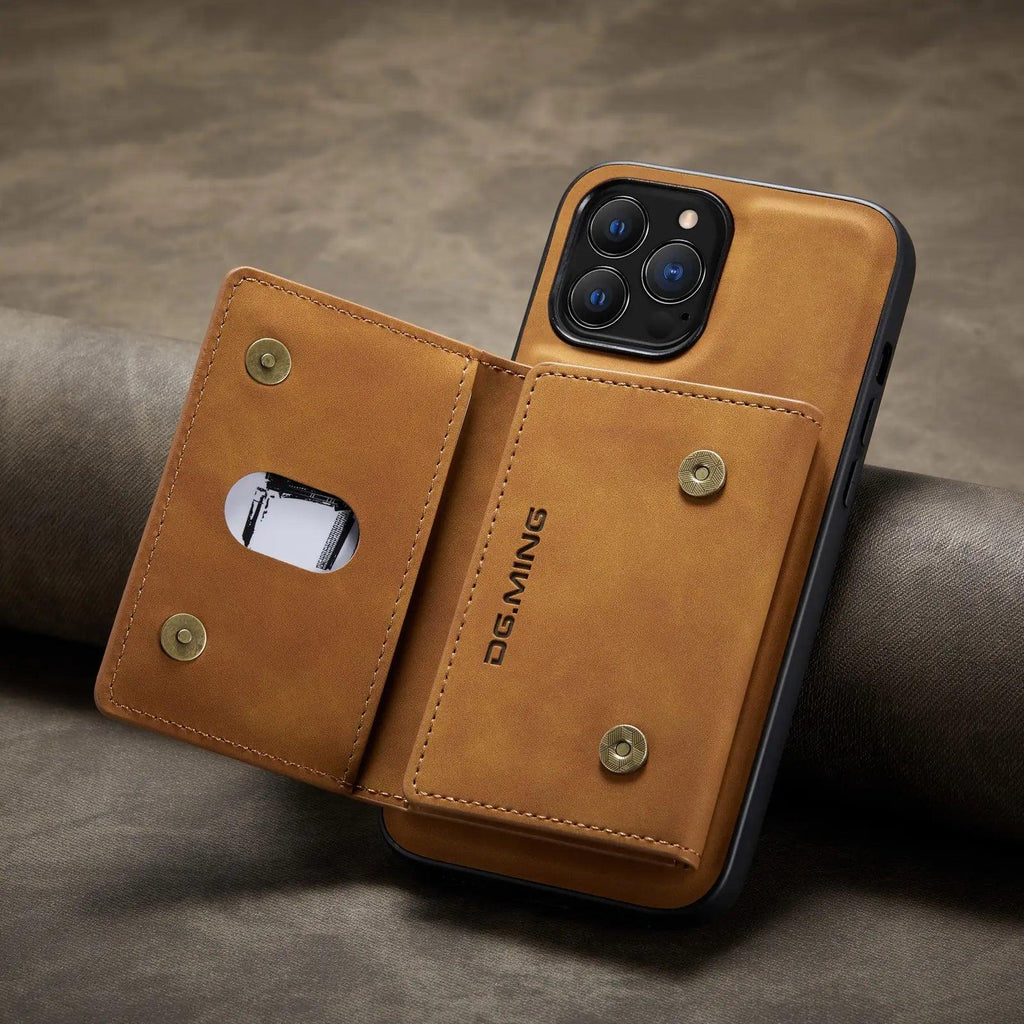 2 In 1 Detachable Magnetic Leather Case for IPhone