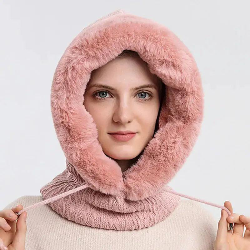 Fluffy Cozy Wrap Hat