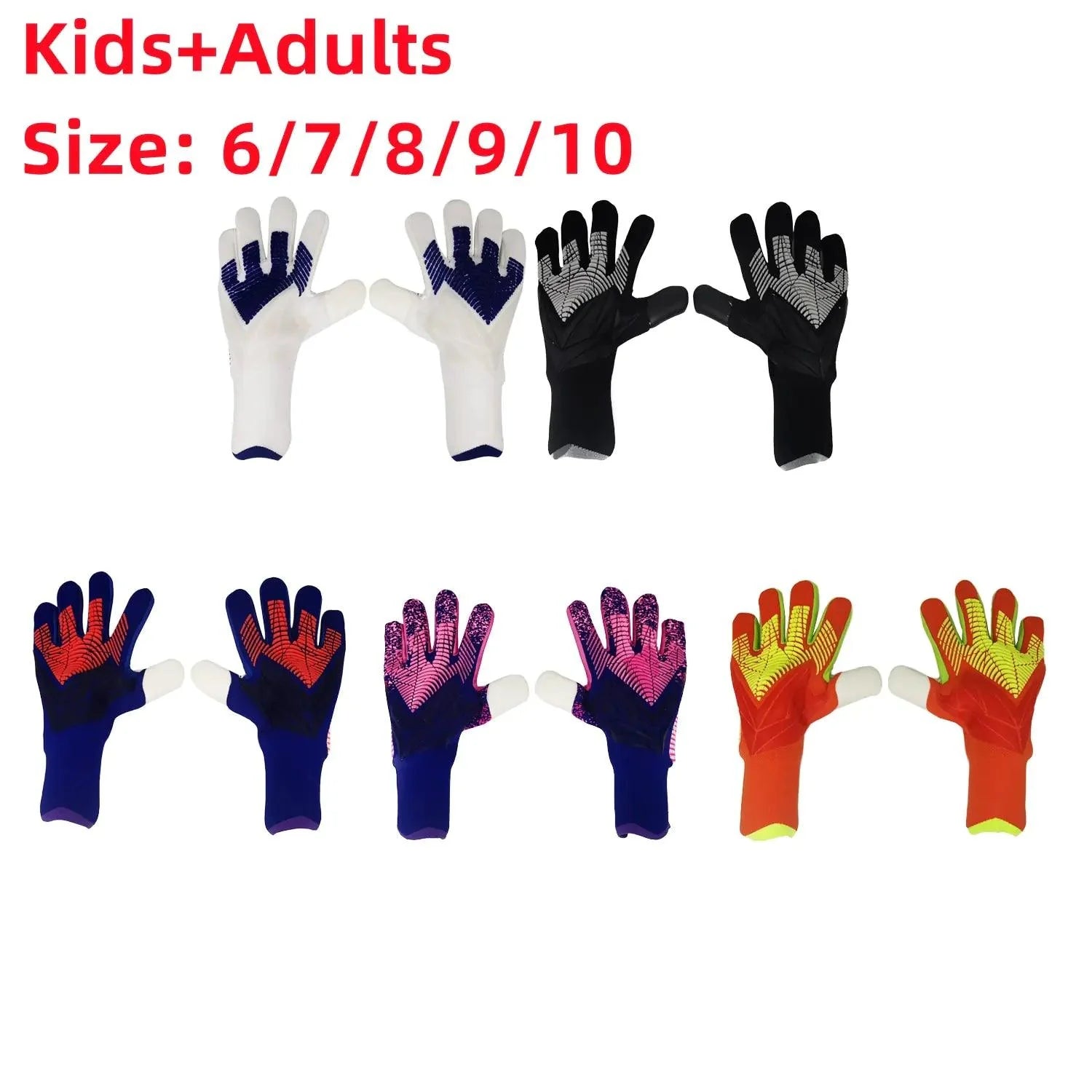 Kids Adults Goalkeeper Gloves