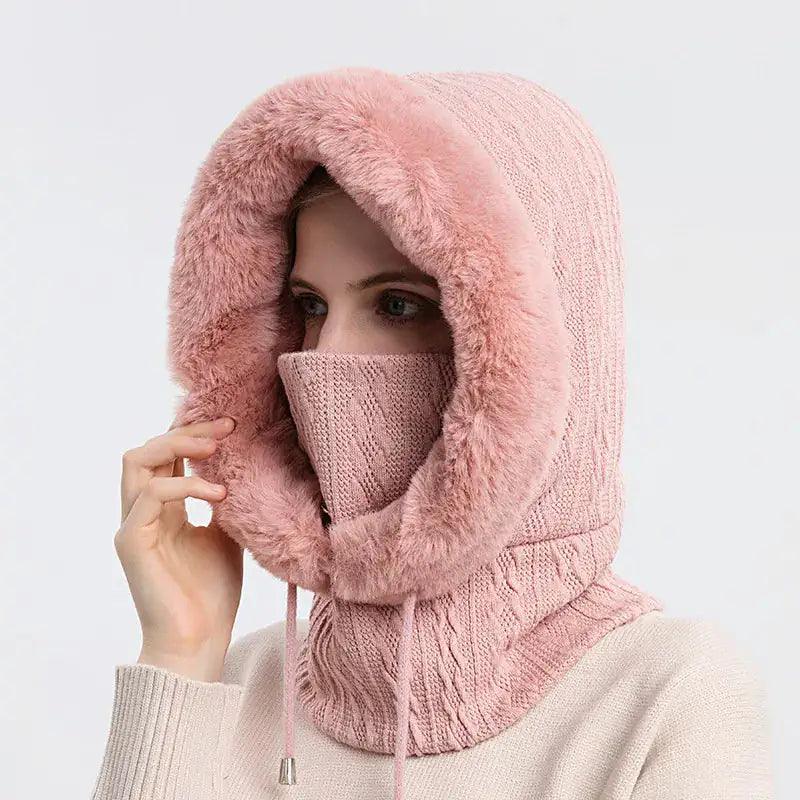 Fluffy Cozy Wrap Hat