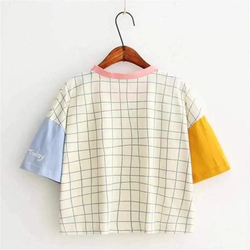 Crayon Grid T-Shirt