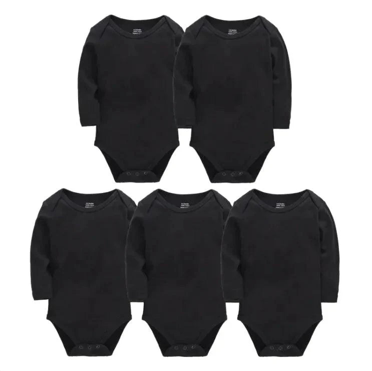Pure Snug Baby Romper - Long-Sleeved Cotton Onesie