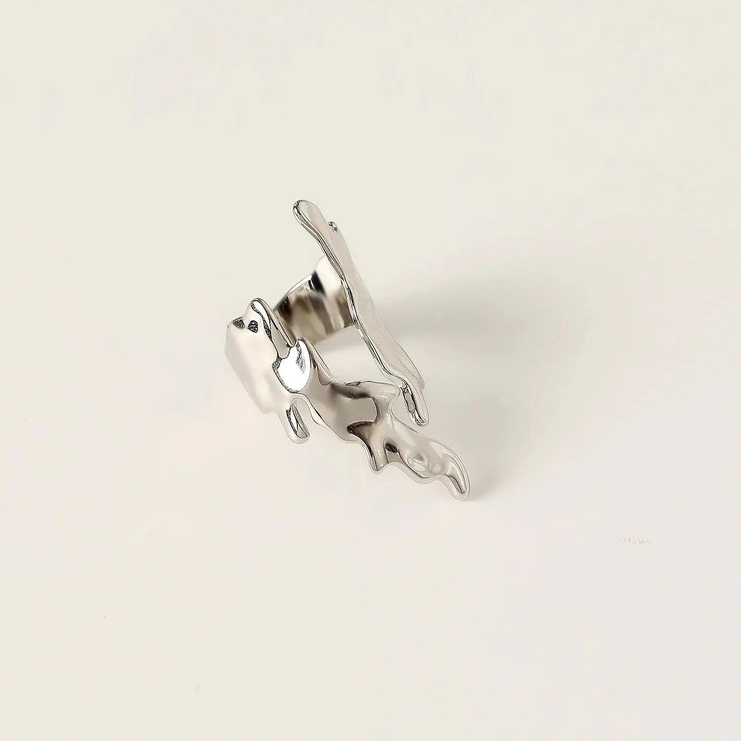 Flame Motif Plated Rings