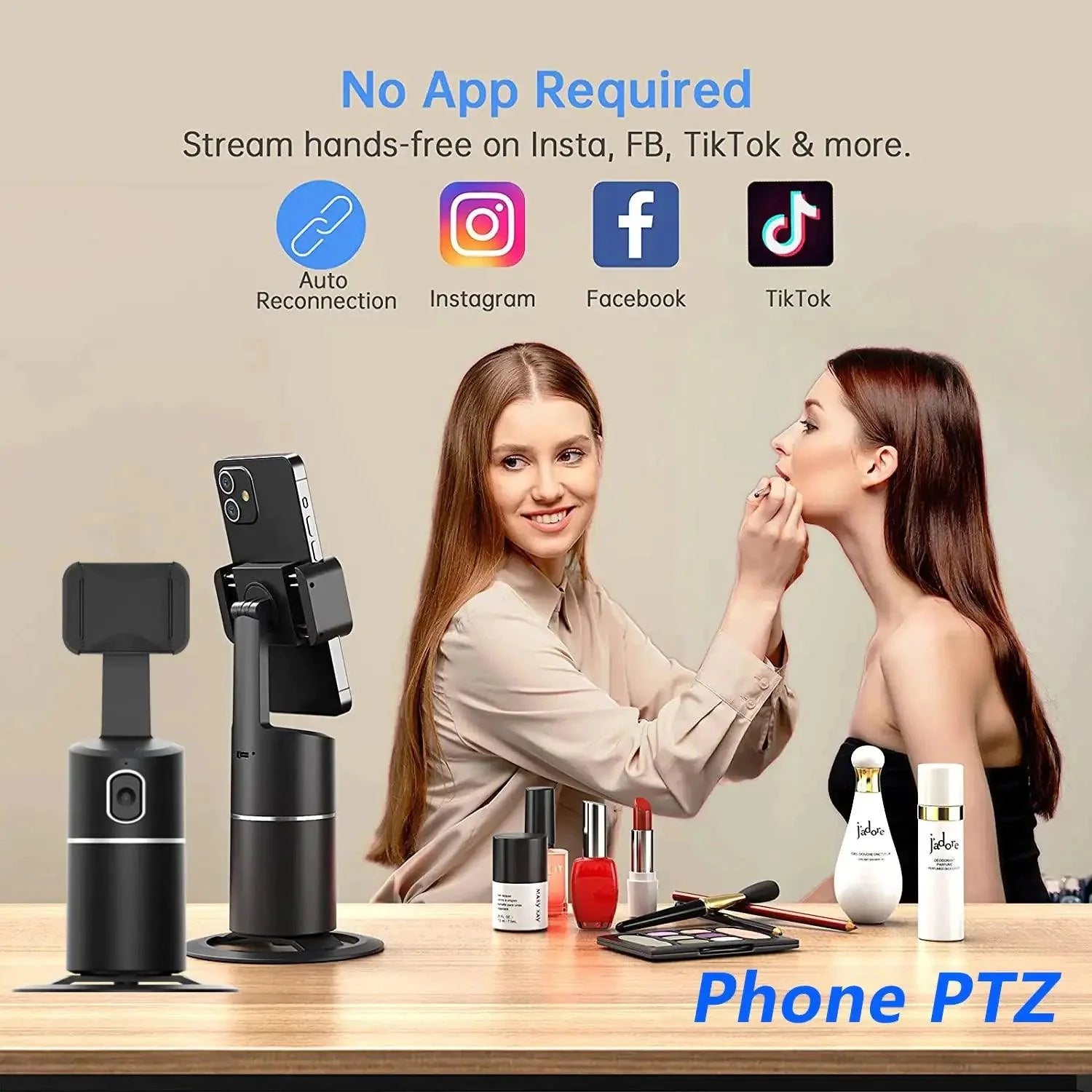 Auto Face Tracking Phone Selfie Stick