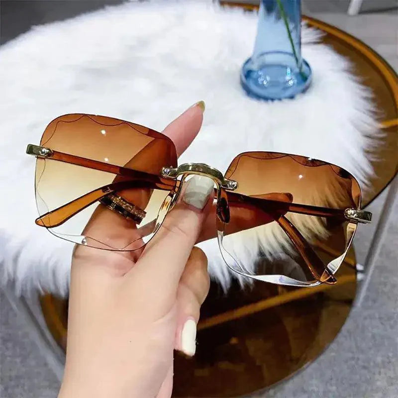 Borderless Square Sunglasses