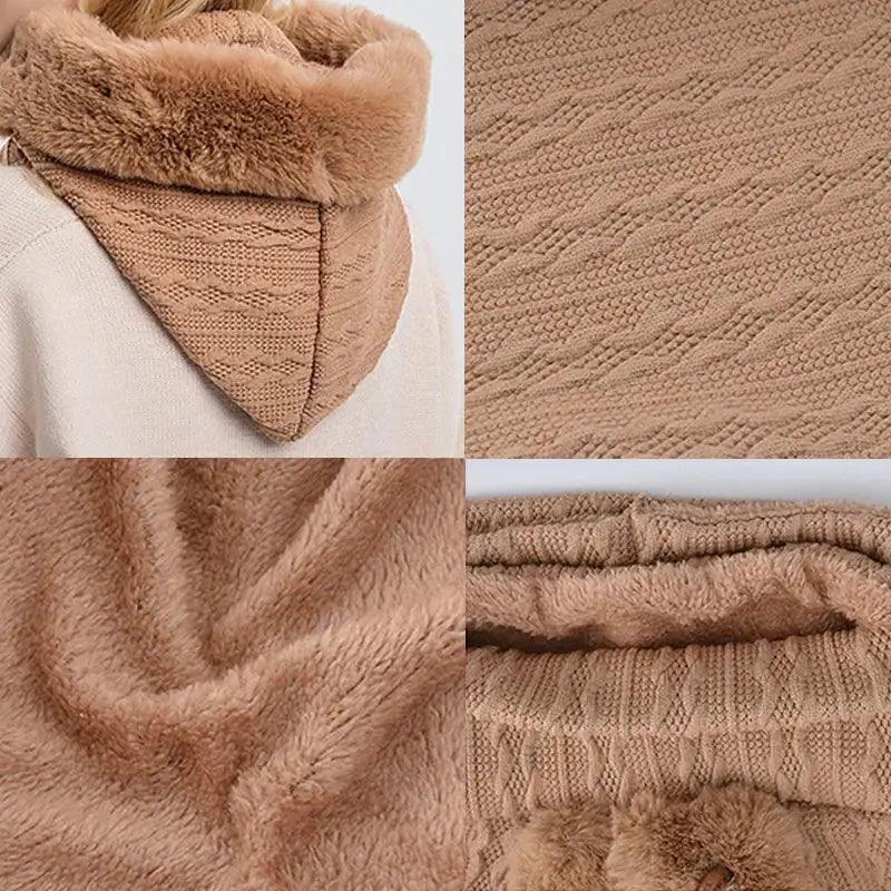 Fluffy Cozy Wrap Hat