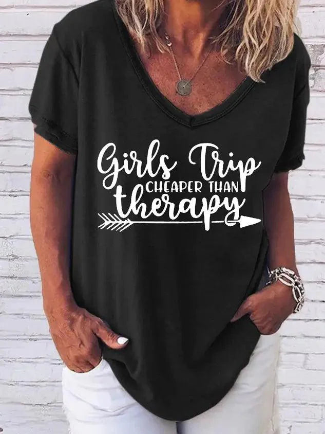 Girl's Trip Therapy Tee