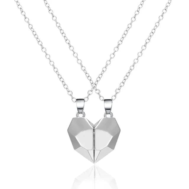 Magnetic Heart Couple Necklace