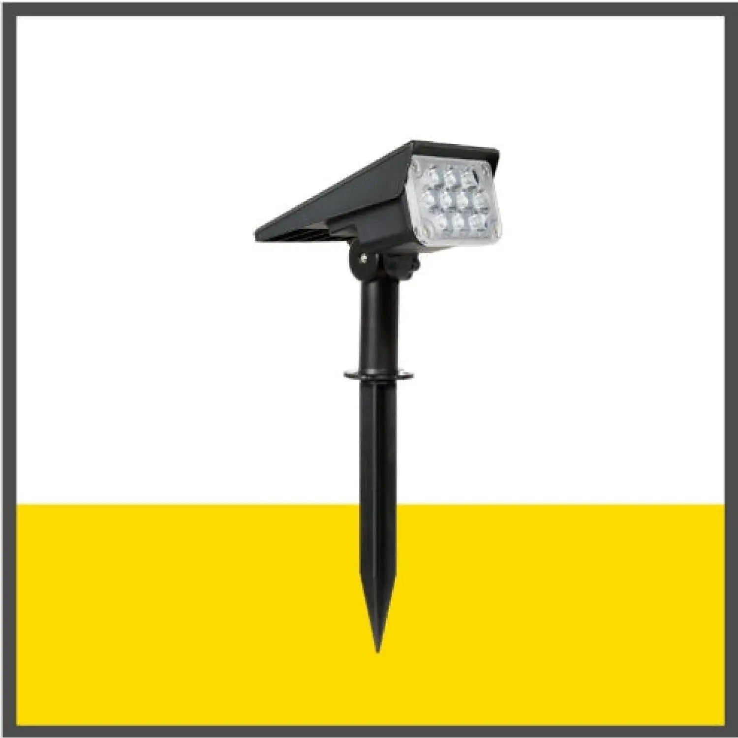 Adjustable Solar Garden Lights – Outdoor Waterproof Spotlights