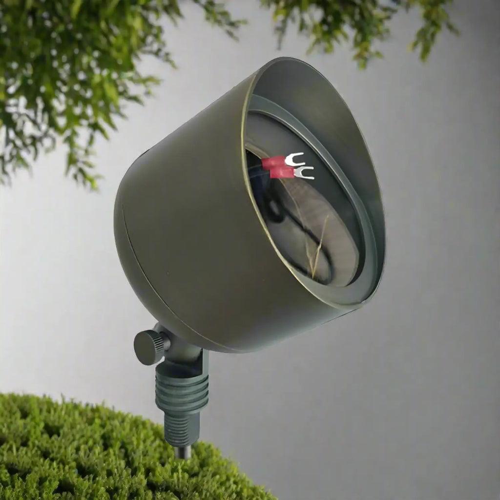 Adjustable Spot Light Solid Brass | G53 Par36 Socket and Spike Mount