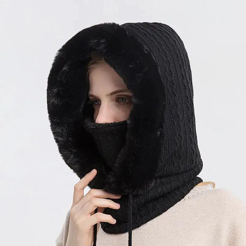 Fluffy Cozy Wrap Hat