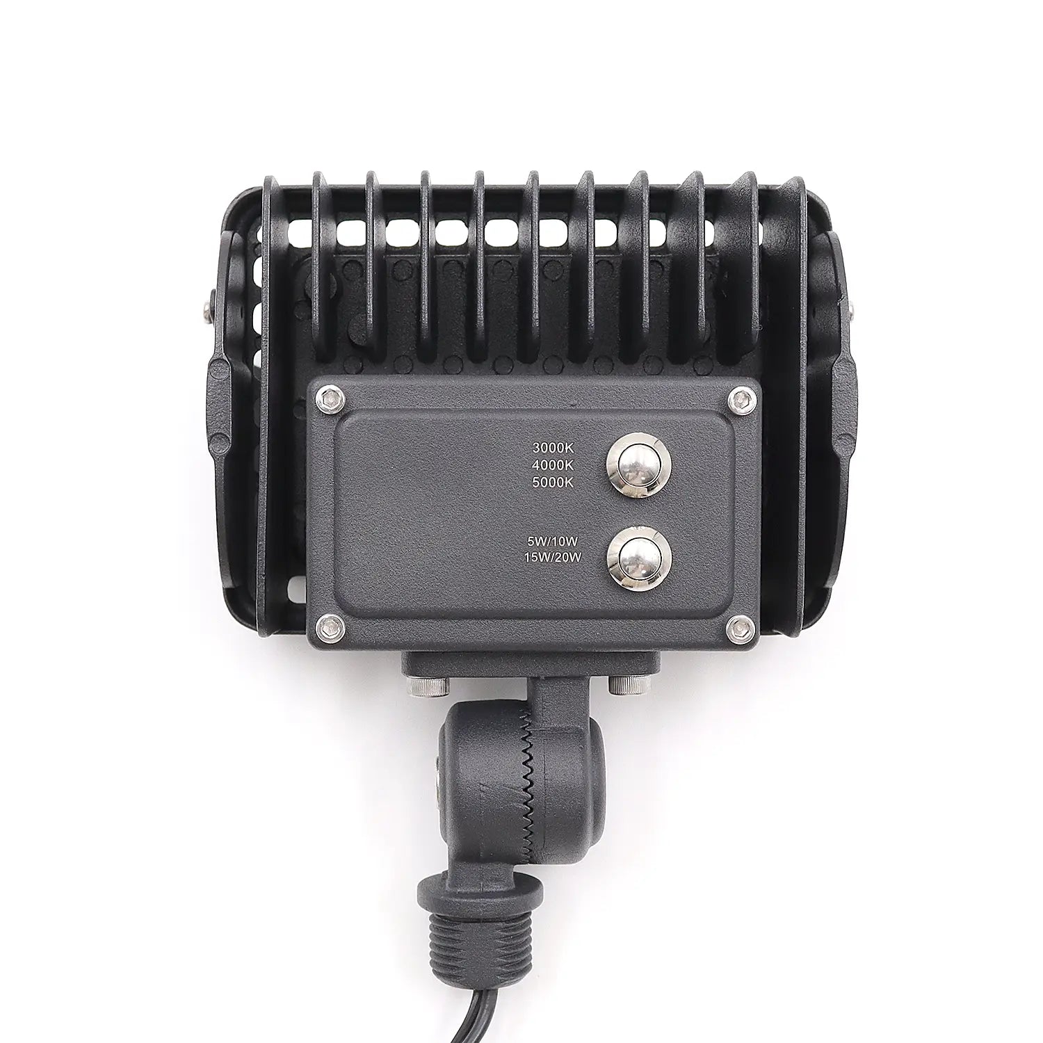 Aluminum Flood Light Outdoor Lights with Adjustable Color Temperature and Wattage