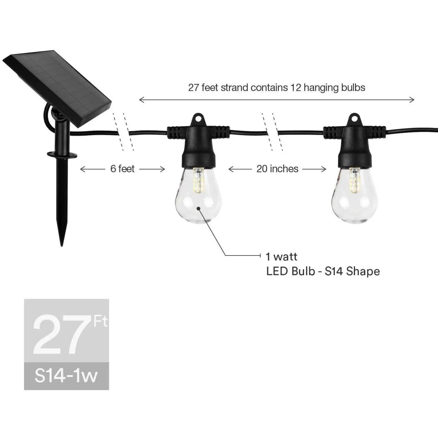 Backyard String Lights with Solar LED feature for Cozy Outdoor