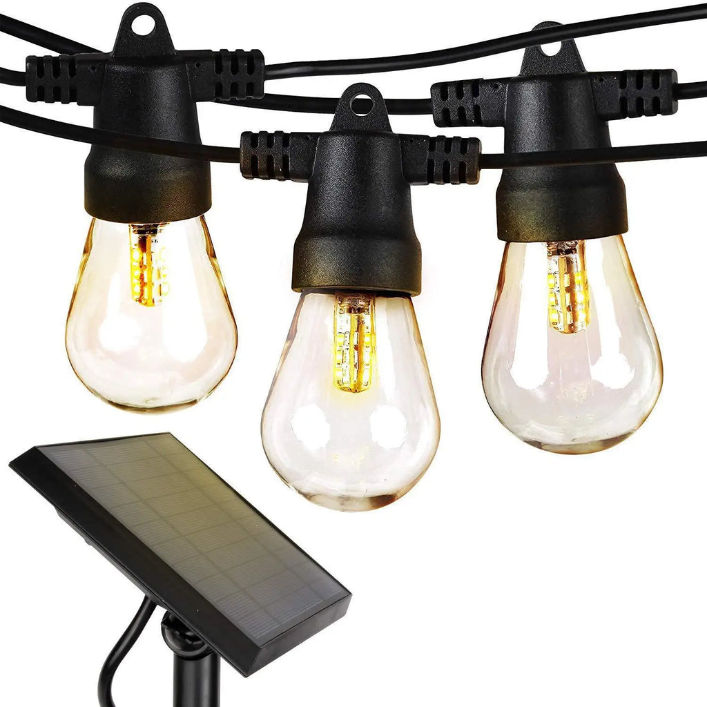 Backyard String Lights with Solar LED feature for Cozy Outdoor