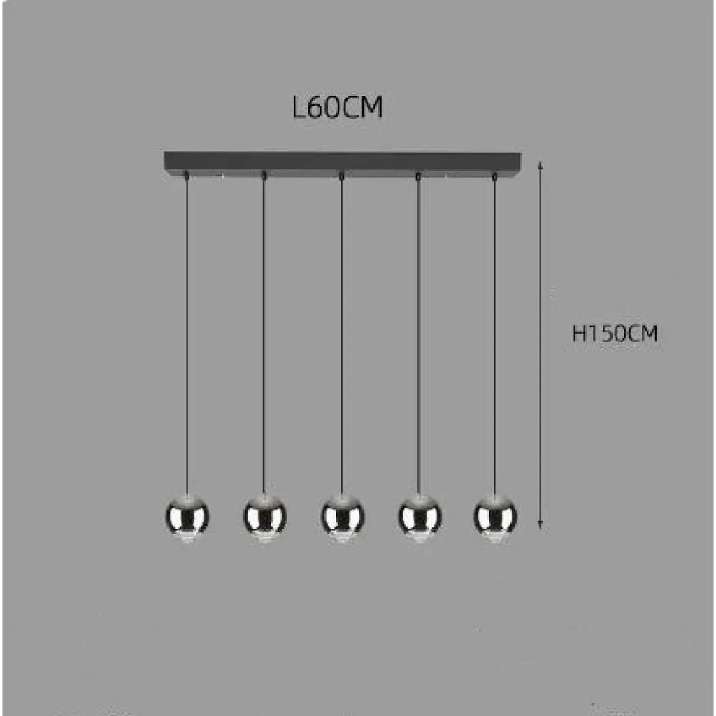 Ball Pendant Light for Living Room with Sleek Modern Design