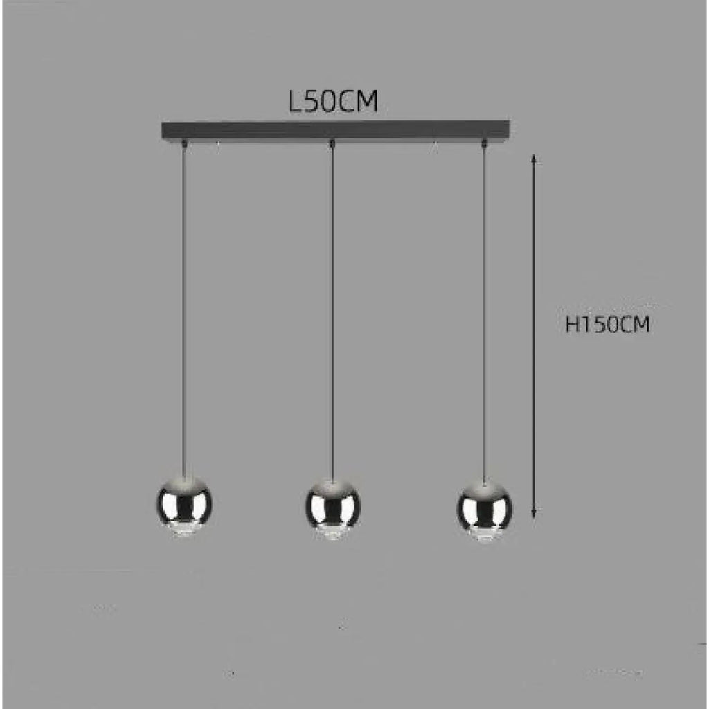 Ball Pendant Light for Living Room with Sleek Modern Design