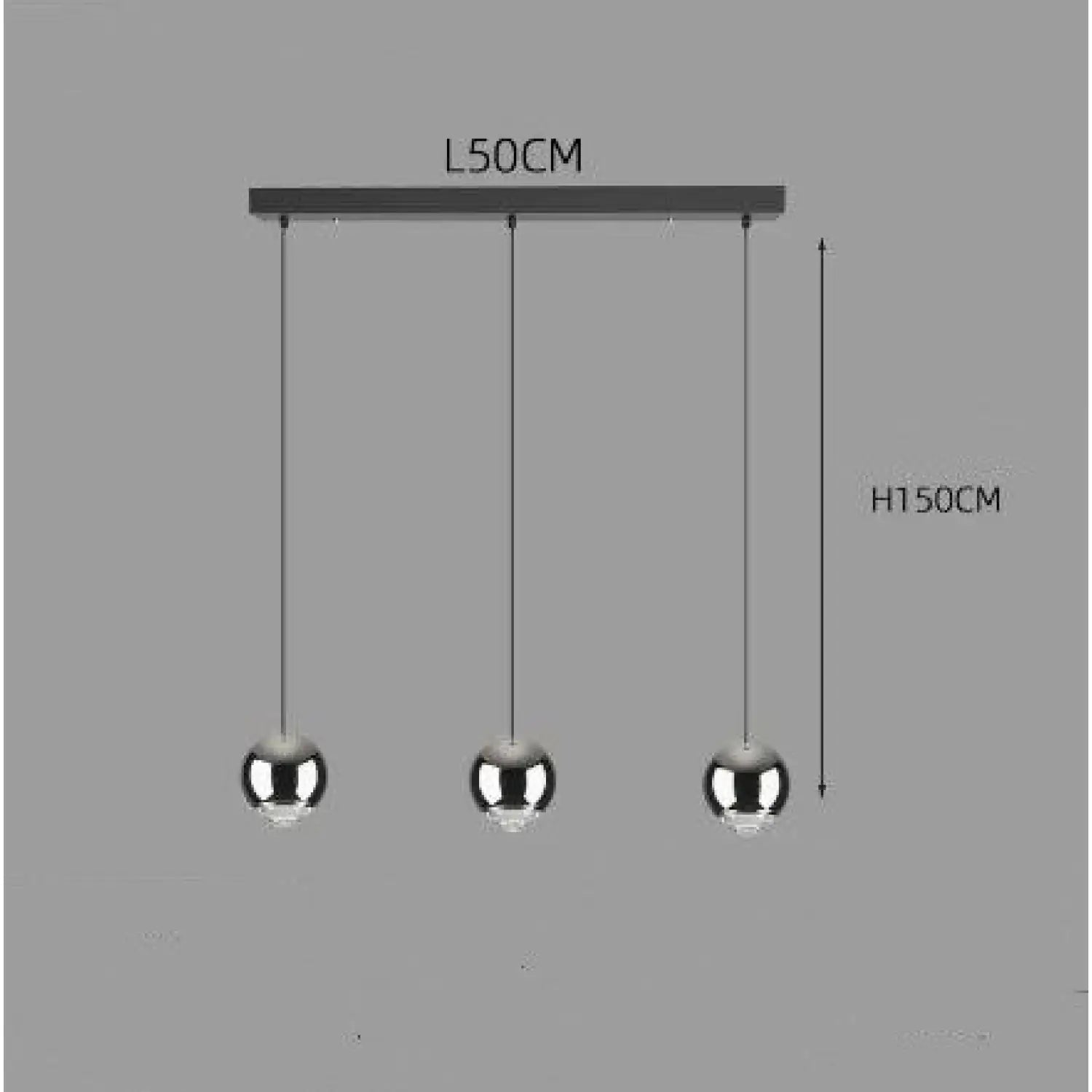 Ball Pendant Light for Living Room with Sleek Modern Design