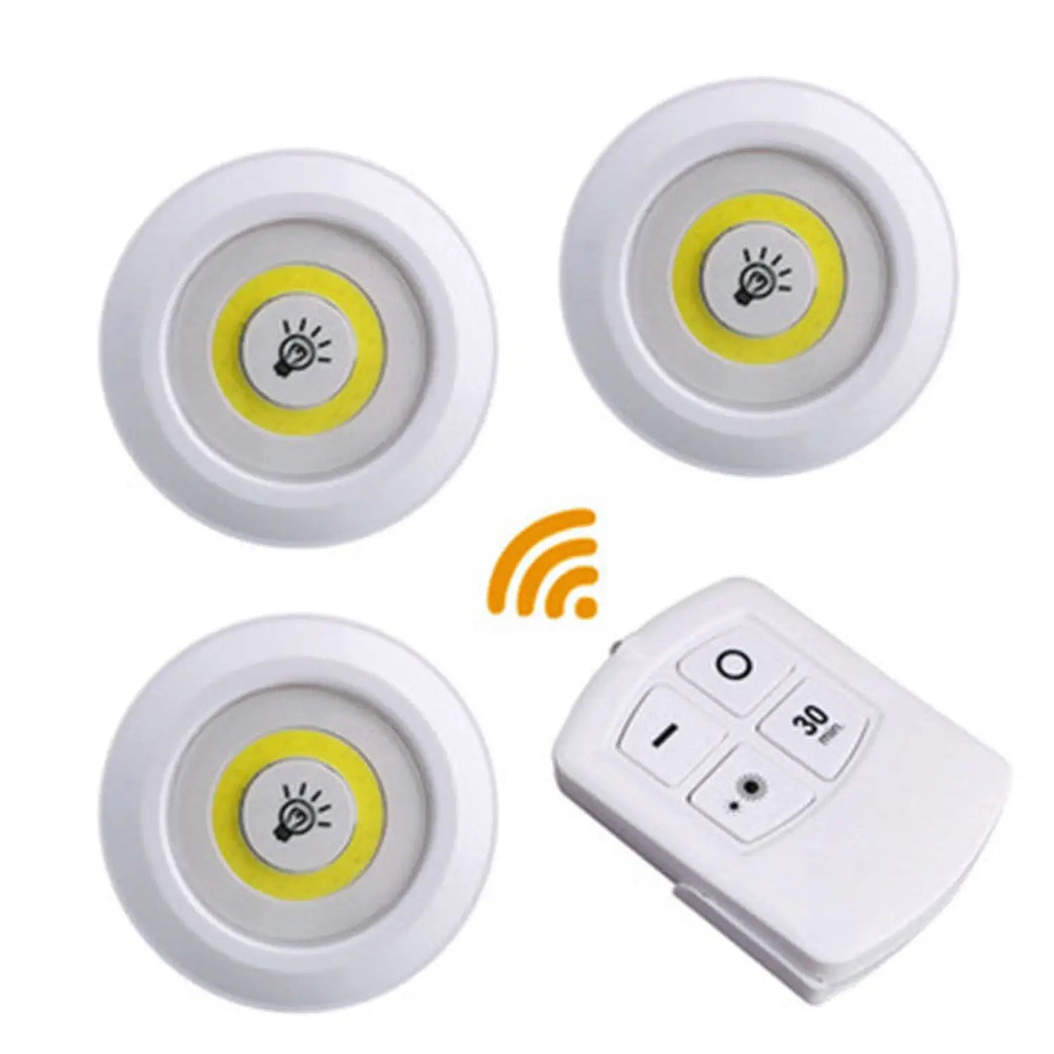 Battery Operated Dimmable LED Lights with Remote Control for Cabinets