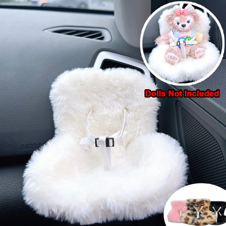 2025 New Car Doll Safety Seat for 15-17cm Cartoon Chair Model Car Seat Outlet Decor for Doll Car Interior Styling Birthday Gifts