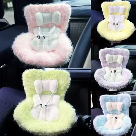 2025 New Car Doll Safety Seat for 15-17cm Cartoon Chair Model Car Seat Outlet Decor for Doll Car Interior Styling Birthday Gifts