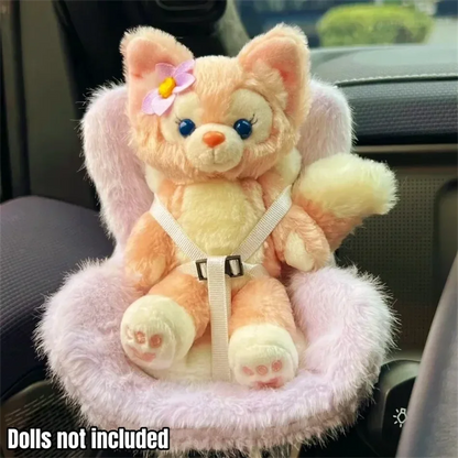 2025 New Car Doll Safety Seat for 15-17cm Cartoon Chair Model Car Seat Outlet Decor for Doll Car Interior Styling Birthday Gifts
