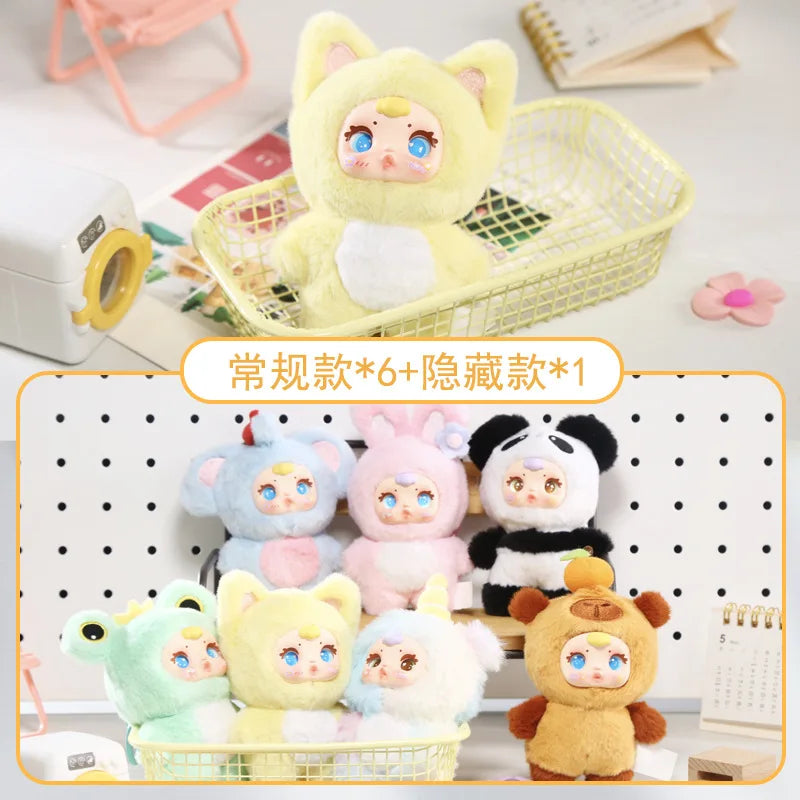 2025 New Cute Milk Candy Keychain Mysterious Blind Box Car Key Decoration Backpack Pendant Doll Small Gift Wholesale