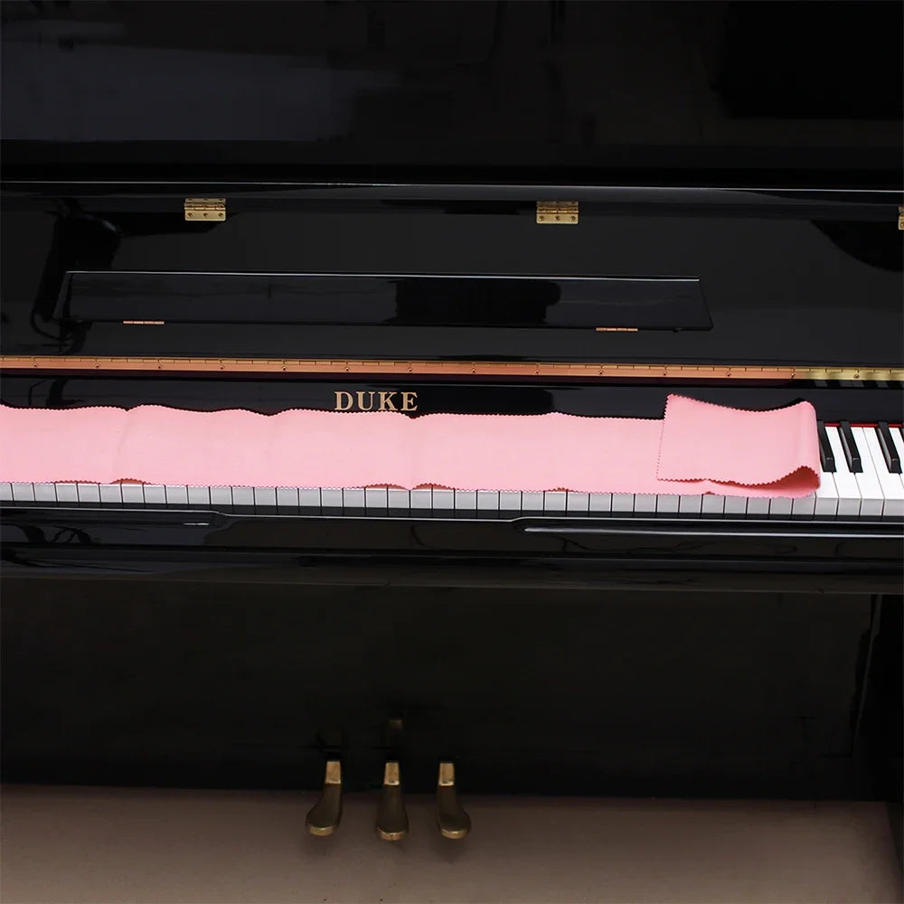 1Pcs Durable Flannel Piano Key Cover Keyboard Protective Dirt-Proof Cover Soft Electronic Organ Keyboard Cover Piano Accessories