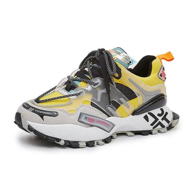 Sneakers Suede Genuine Leather